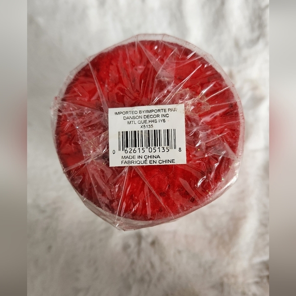 2/$15 - New Red Candle in wrapping - Picture 2 of 5